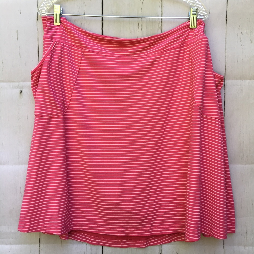 Fresh Produce Skort City Pinstripe Pink Skirt NEW